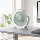 Portable Desktop Fan with Ambient LED Light