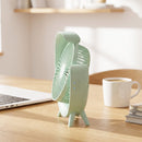 Portable Desktop Fan with Ambient LED Light